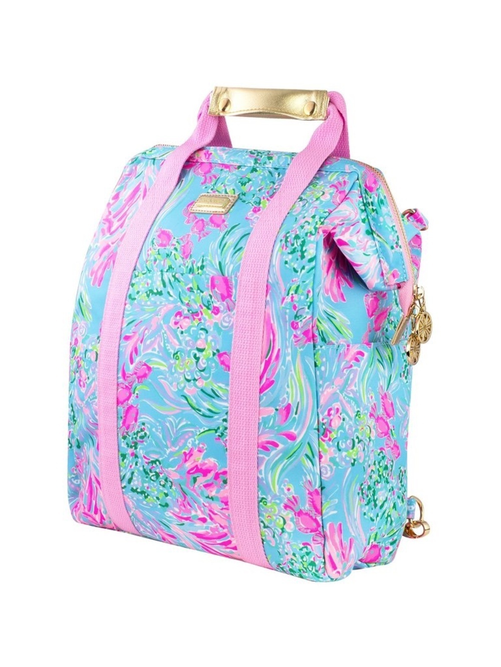 Lilly Pulitzer | Backpack Beach Cooler Pool Best Fishies Shoulder Strap Pink